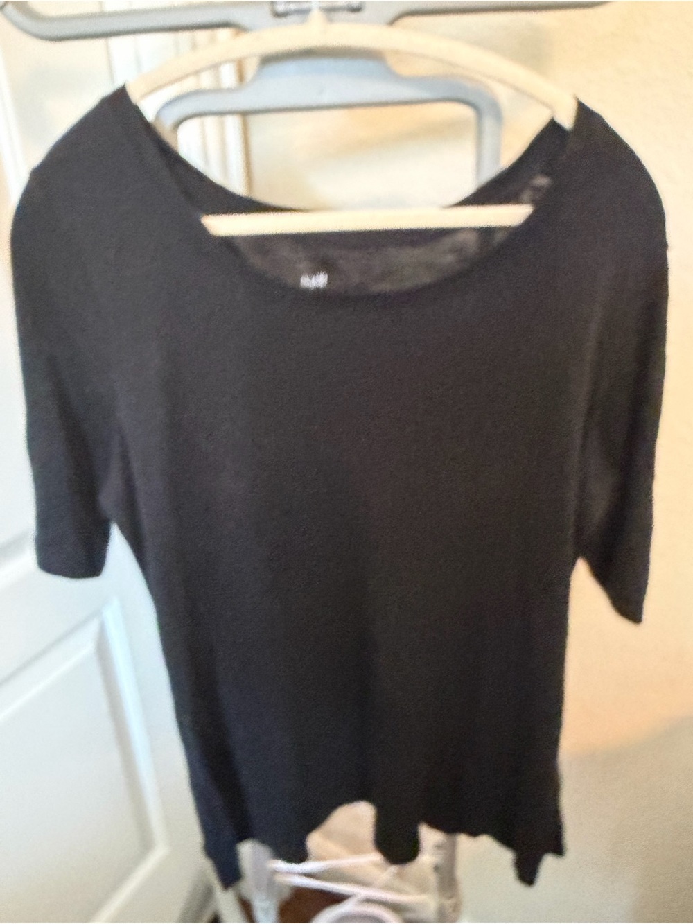 J. Jill Black Crewneck Short Sleeve Tee
